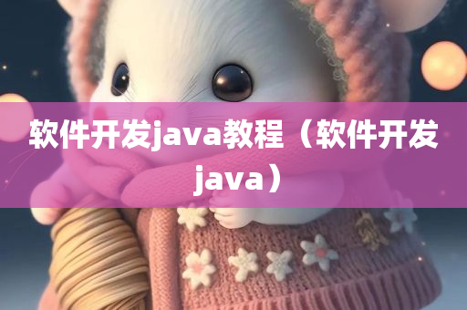 软件开发java教程（软件开发 java）