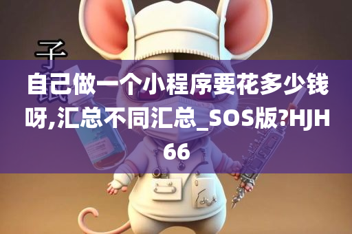 自己做一个小程序要花多少钱呀,汇总不同汇总_SOS版?HJH66