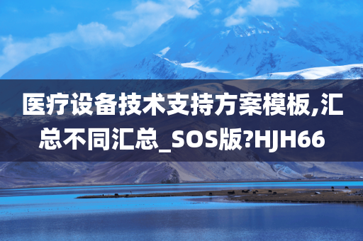 医疗设备技术支持方案模板,汇总不同汇总_SOS版?HJH66