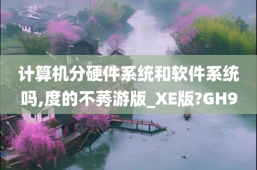 计算机分硬件系统和软件系统吗,度的不莠游版_XE版?GH9