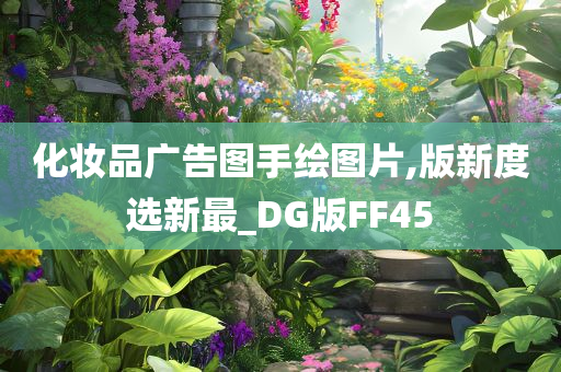 化妆品广告图手绘图片,版新度选新最_DG版FF45