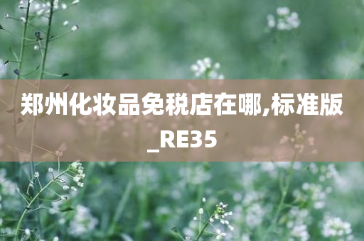 郑州化妆品免税店在哪,标准版_RE35