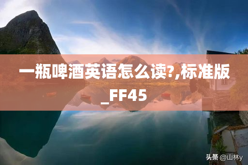 一瓶啤酒英语怎么读?,标准版_FF45