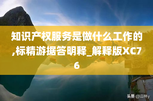 知识产权服务是做什么工作的,标精游据答明释_解释版XC76