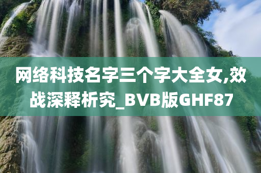 网络科技名字三个字大全女,效战深释析究_BVB版GHF87