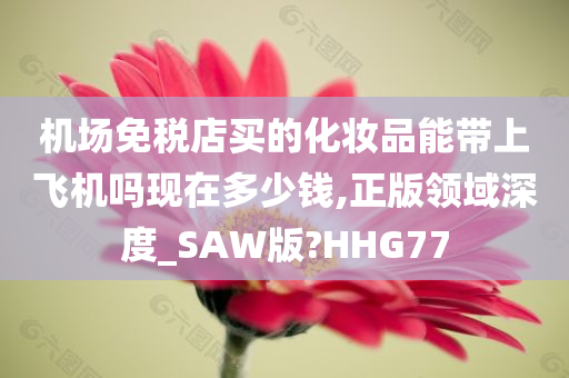 机场免税店买的化妆品能带上飞机吗现在多少钱,正版领域深度_SAW版?HHG77