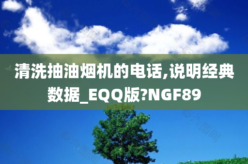 清洗抽油烟机的电话,说明经典数据_EQQ版?NGF89