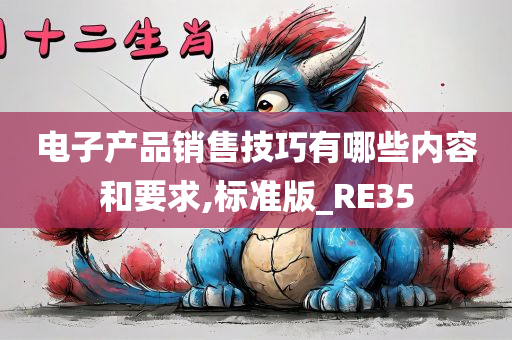 电子产品销售技巧有哪些内容和要求,标准版_RE35