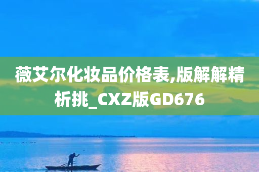 薇艾尔化妆品价格表,版解解精析挑_CXZ版GD676