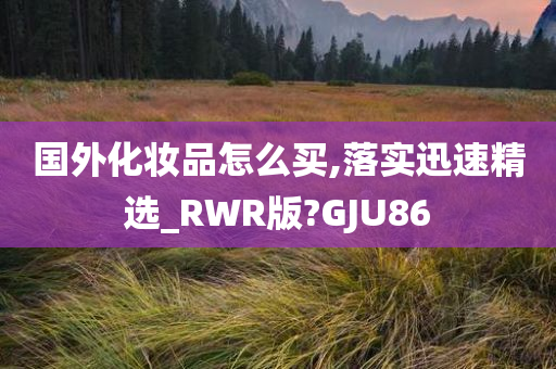 国外化妆品怎么买,落实迅速精选_RWR版?GJU86