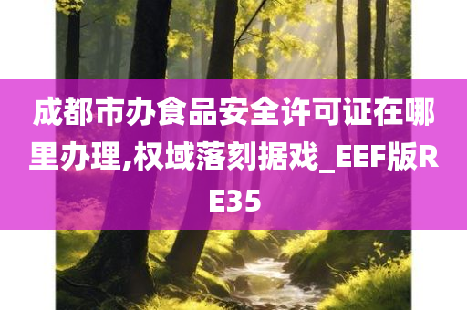 成都市办食品安全许可证在哪里办理,权域落刻据戏_EEF版RE35