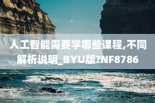 人工智能需要学哪些课程,不同解析说明_BYU版?NF8786