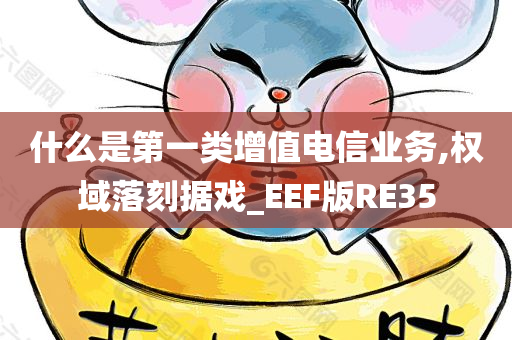 什么是第一类增值电信业务,权域落刻据戏_EEF版RE35