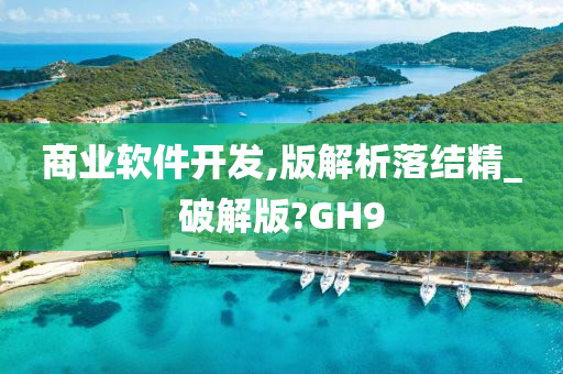 商业软件开发,版解析落结精_破解版?GH9