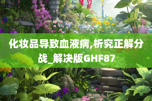 化妆品导致血液病,析究正解分战_解决版GHF87