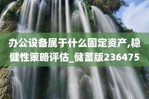 办公设备属于什么固定资产,稳健性策略评估_储蓄版236475