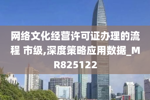 网络文化经营许可证办理的流程 市级,深度策略应用数据_MR825122