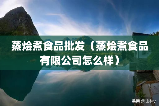 蒸烩煮食品批发（蒸烩煮食品有限公司怎么样）