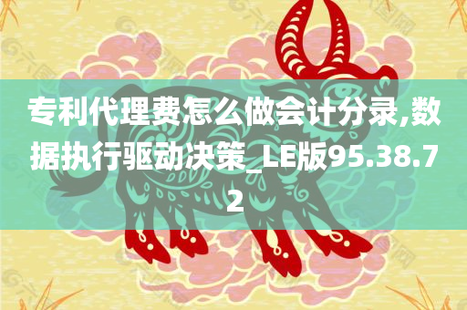 专利代理费怎么做会计分录,数据执行驱动决策_LE版95.38.72