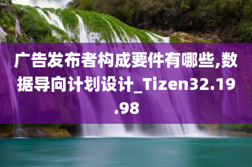 广告发布者构成要件有哪些,数据导向计划设计_Tizen32.19.98