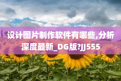 设计图片制作软件有哪些,分析深度最新_DG版?JJ555