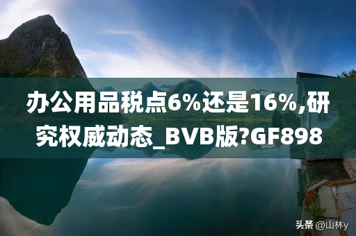 办公用品税点6%还是16%,研究权威动态_BVB版?GF898